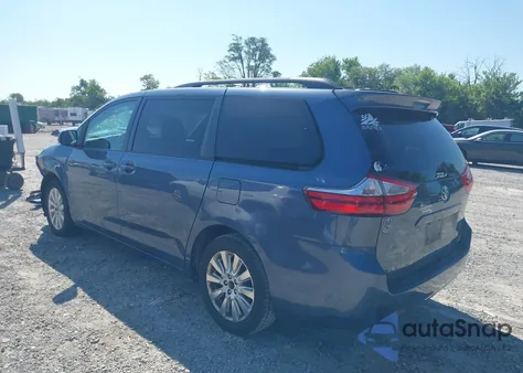 2015 Toyota Sienna Le из США, поврежденный, VIN 5TDJK3DC0FS112761